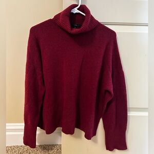 J.Crew Red Turtle Neck Sweater